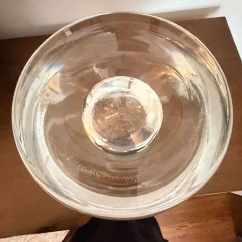 Vintage Val Saint Lambert 13” 8lb Heavy Crystal Decanter Belgium MCM Barware